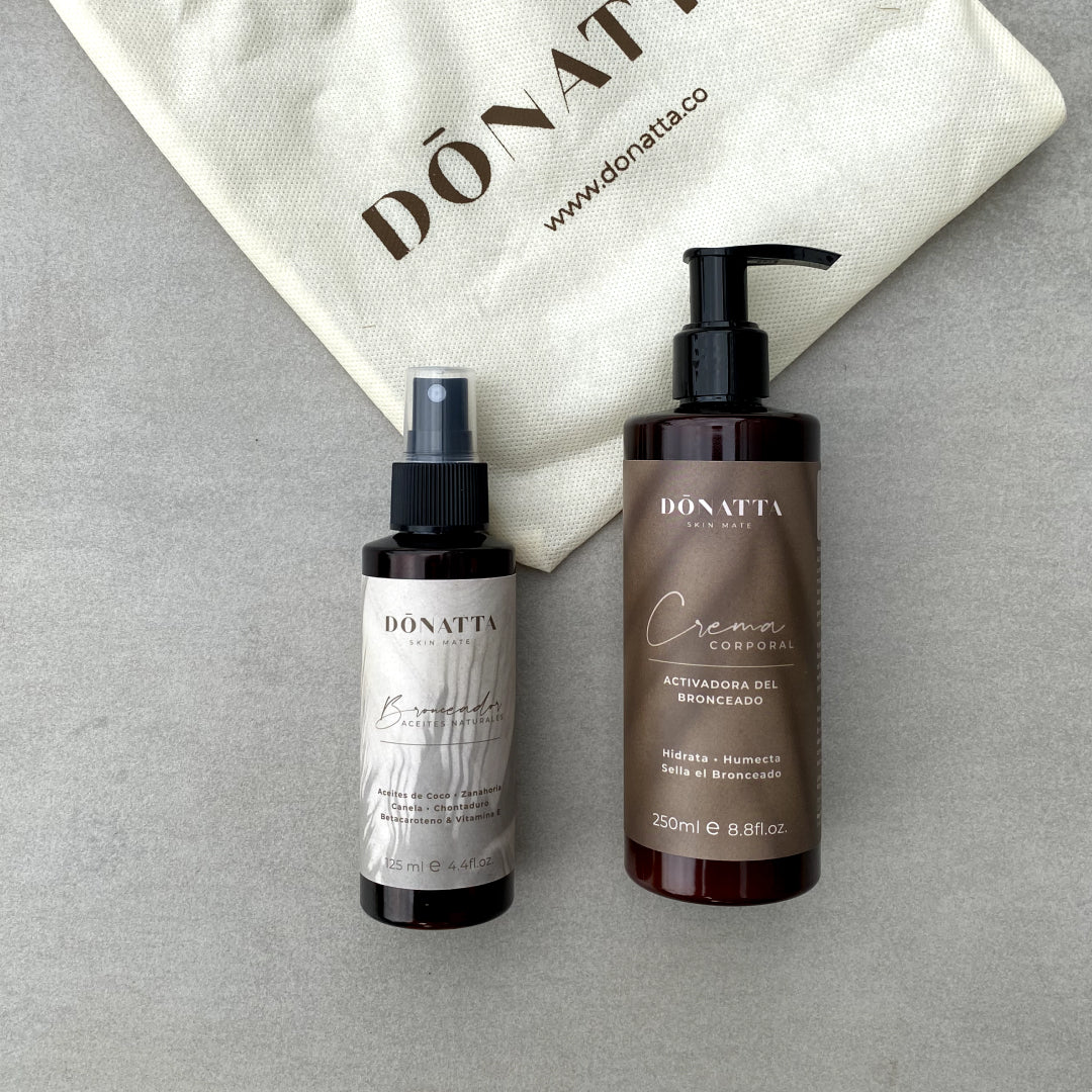 Pack Donatta: Bronceador Potencializador + Crema Activadora del Bronceo